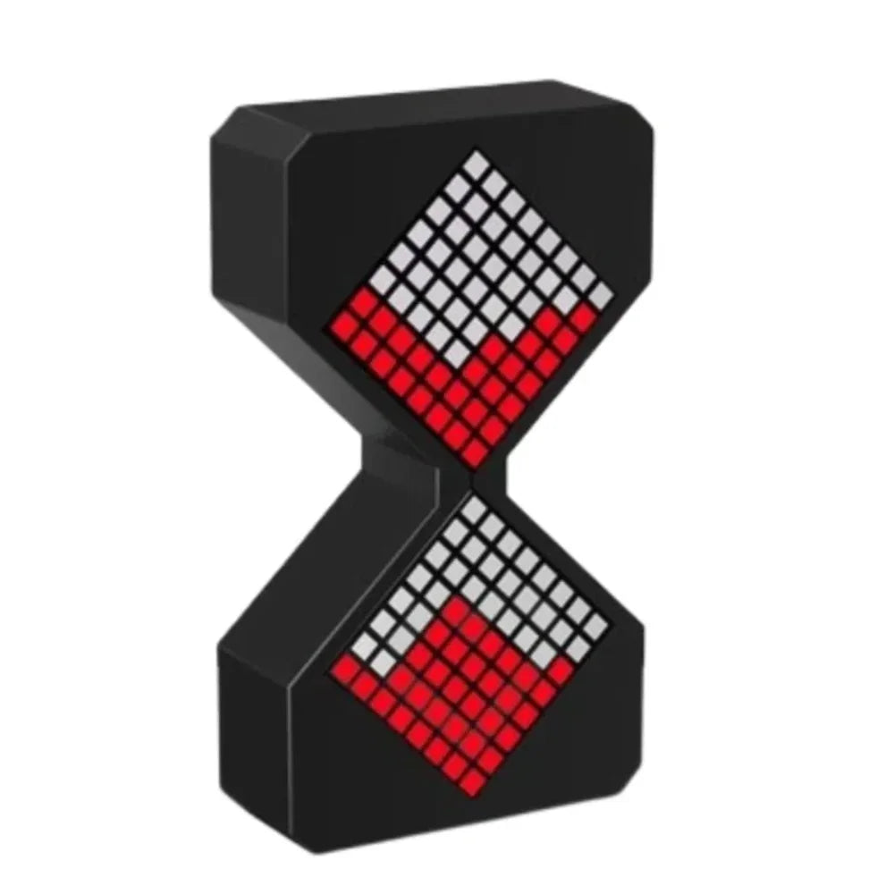 Elektronische LED-Sanduhr im Cyber-Stil, 1–30 Min. Timer mit Schwerkrafterkennung, DIY digitale Sanduhr, Technologie, Sinn für Heimdekoration