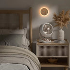 Bewegungssensor Nachtlicht aus Holz, USB wiederaufladbar, Stick-On-Stufen leuchten, magnetische Wandleuchten