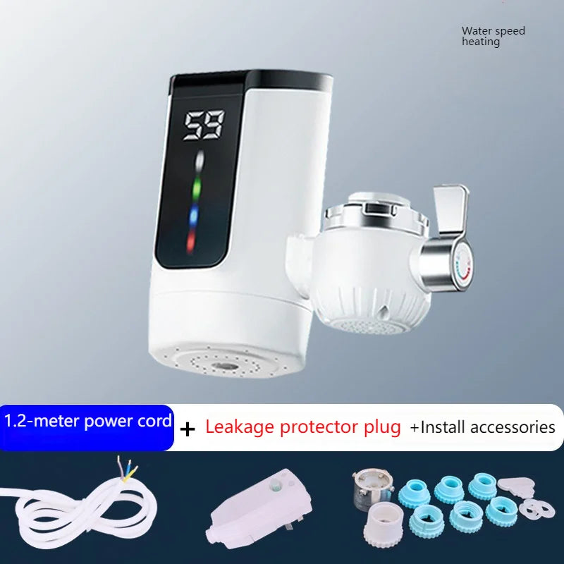 Elektrische Küche Waschbecken Warmwasserbereiter Wasserhahn Instant Hot Edelstahl Wasserhahn Heizung Kaltheizung Küchenzubehör