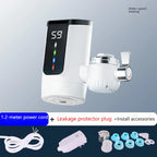 Elektrische Küche Waschbecken Warmwasserbereiter Wasserhahn Instant Hot Edelstahl Wasserhahn Heizung Kaltheizung Küchenzubehör