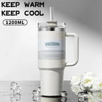 40-Unzen-Autobecher, isolierter Strohbecher aus Edelstahl 304, Eisbecher, Auto-Wasserbecher