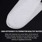 Wasserhahnfilter aus Vliesstoff – Rostentfernung, Spritzschutz, 8,5×3,7cm, 50 bis 500 Stück