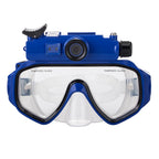 Winait RD34 HD720P Scuba Tauchmaskenkamera – 5MP CMOS, 80 Min. Akku, MicroSD bis 32GB | Blau