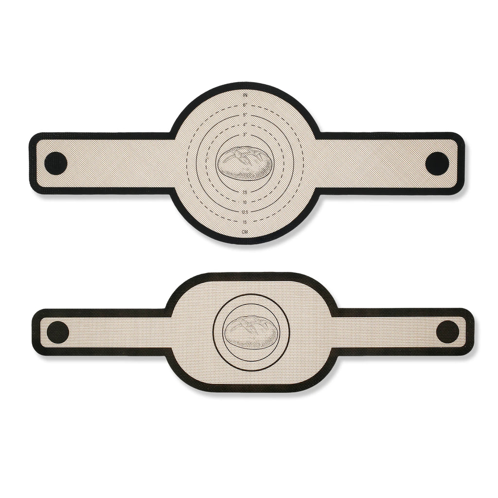 2Pcs Silikon Brot Laib Pan Liner Wiederverwendbare Brot Matte Hitzebeständige Brot Backen Matte mit Griff für Backen Küche Zubehör