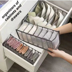 Organisateur de vêtements, boîte de rangement pour jeans, pantalons, armoire, tiroir, organisateur pour sous-vêtements, soutien-gorge, cravates, t-shirts, chaussettes