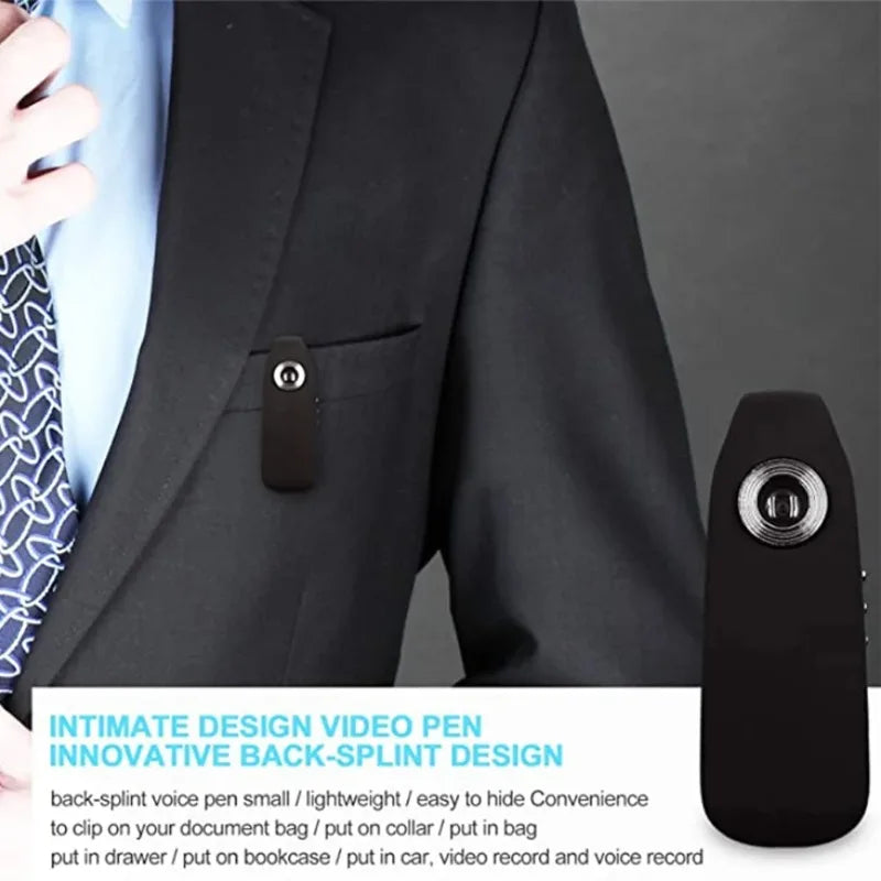 Full-HD-Mini-Bodycam mit Clip und microSD-Speicher