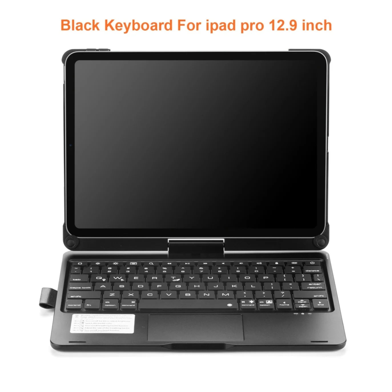 360 Grad drehbare BT-Tastatur für wiederaufladbare kabellose Tastatur und Maus mit 7-Farben-Hintergrundbeleuchtung für iPad 10,2/10,5 Zoll