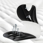 1 Stück ergonomisches Lendenwirbelstützkissen, Anti-Ermüdungs-Rückenkissen, atmungsaktiv mit waschbarem Nylonbezug, vielseitig einsetzbar