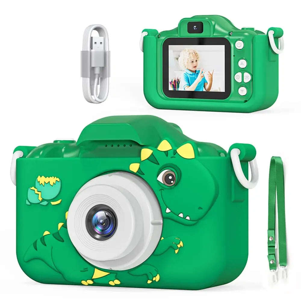 Digital Kids Cameras Toys Mini Children Camera 1080P HD, 8x Zoom Dual Camera