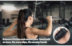 2 Stück rutschfeste Griffpolster aus Silikon fürs Fitnessstudio – Ergonomische Handschützer mit hochdichtem, strukturiertem Design