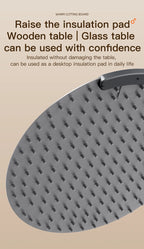 TINSOL Elektrisches Heizplatte für Lebensmittel, tragbares, zusammenklappbares Heiztablett mit 8 Temperatureinstellungen, thermostatisches Lebensmittel-Heizkissen