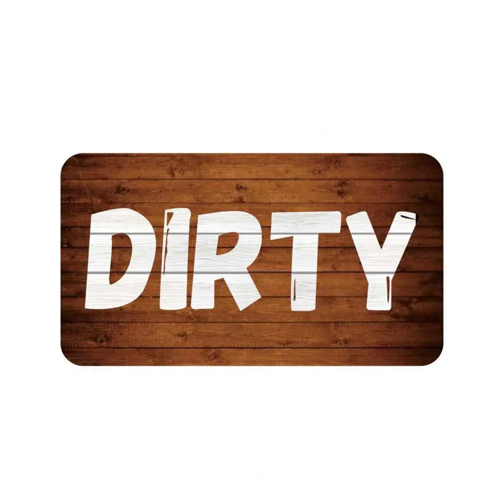 Geschirrs püler Magnet sauber schmutzig Zeichen Anzeige in voller Größe starke Magnet Harz Aufkleber Küche Kühlschrank Geschirrs püler schmutzig Tag