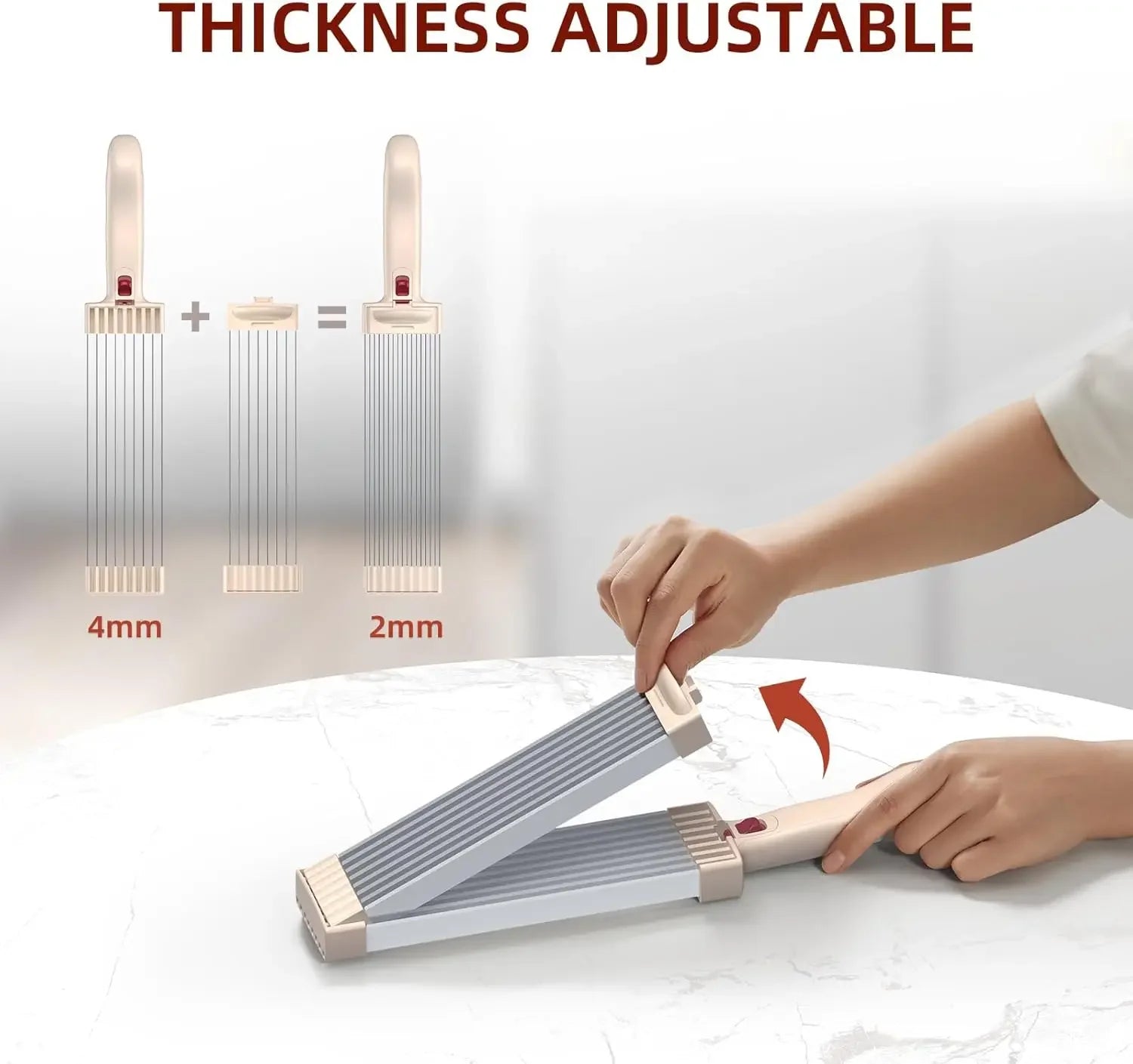 Fleischschneider, Hackmesser, Küchenmesserset zum Fleischschneiden, Zerkleinern, manueller Frischfleischschneider, Lebensmittelschneider für Rindfleisch