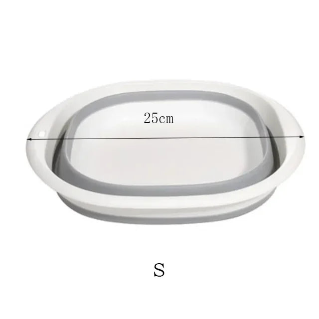 Klappwaschbecken aus Kunststoff, tragbare Waschbecken, zusammenklappbare Wäschewanne für Erwachsene, Baby-Badewanne, Badezimmer, Küchenzubehör, Waschbecken
