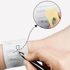 Wiederverwendbares Silikon-Notizbandarmband – Löschbar & Wasserfest | To-Do-Liste am Handgelenk