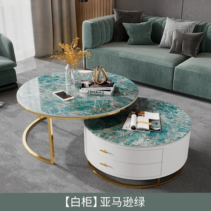 Trendige nordische Couchtische, moderne Aufbewahrung, luxuriöse, einfache, ästhetische Couchtische, einzigartige antike Kaffee-Tische, Hotelmöbel