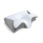 Memory-Schaum Nackenkissen 2-in-1 – Orthopädisch, ergonomisch, Anti-Schnarchen, 4 Farben