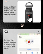 Schlüssel-Organizer funktioniert mit Apple Find My, integrierten Airtag-Chips, fasst 2–6 Schlüssel, Auto-Schlüsselanhänger mit GPS-Tracker, (nur iOS)