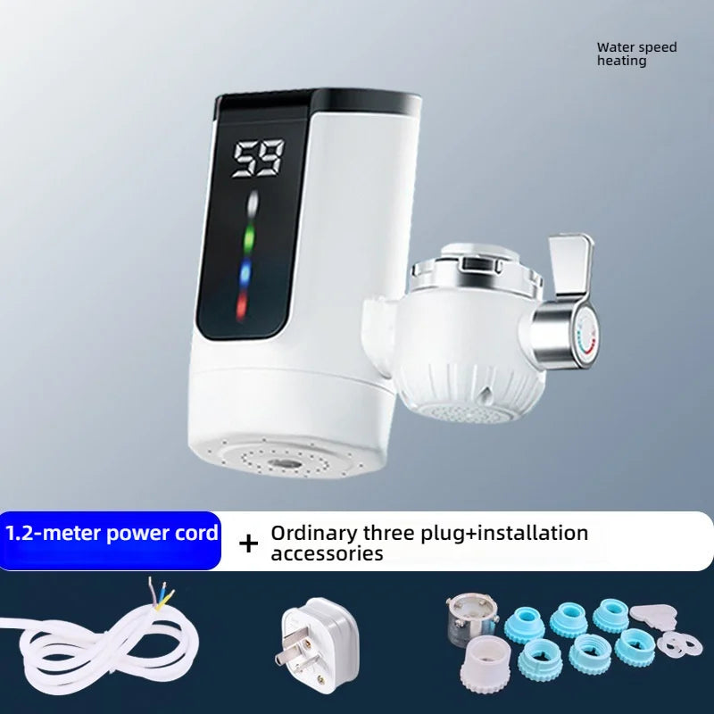 Elektrische Küche Waschbecken Warmwasserbereiter Wasserhahn Instant Hot Edelstahl Wasserhahn Heizung Kaltheizung Küchenzubehör