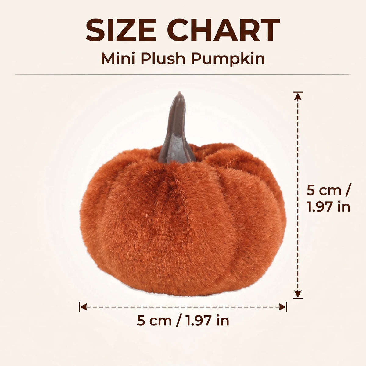 Mini-Kürbisse aus Kunstvelours 30er-Set – Herbst & Halloween Tischdeko