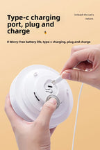 Katzenspielzeug, interaktives Fassungsverstopfungs-Katzenspielzeug mit quietschender Bewegung, aktiviert, bewegliche verdeckte Federn, Kätzchen-Teaser-Spielzeug