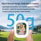 Luxuglow Mini Selfie-Monitor – Kabellos, Magnetisch, 2" HD, WiFi, Bluetooth, 4 Farben
