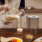BALASHOV Multifunktions-Smoothie-Maker mit automatischer Sojamilcherhitzung, Eiswürfelrührfunktion und Saftzubereitung – Leiser Betrieb, Digitalanzeige