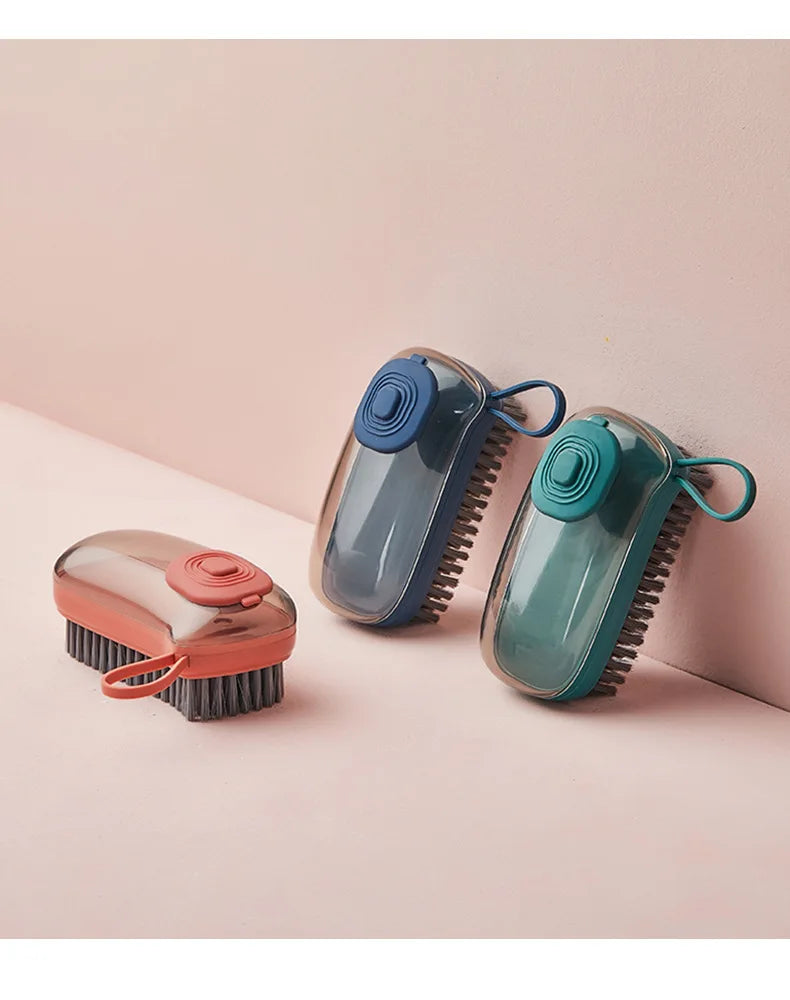 Automatische flüssigkeits gefüllte Wasch bürste Kleidung & Hüte Reinigungs bürste multifunktion ale Haushalts wasch bürste liefert