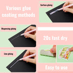 Candy Farbe Kleber Stift Handbuch Abgabe Stift Schnell Trocknend Dot Gule Stick DIY Hohe Viskosität Kleber Schule Büro Liefert