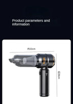 Auto-Staubsauger, leistungsstarker, tragbarer, kabelloser, bürstenloser Motor, Reinigungsmaschine, leistungsstarker Luftstaubsauger für Haushaltsgeräte