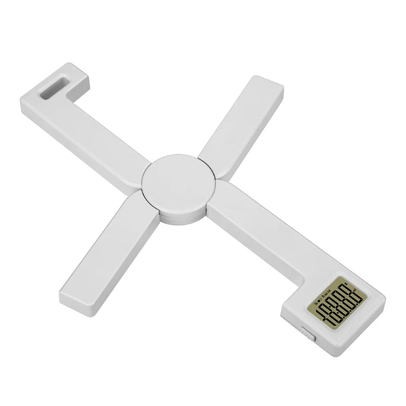 Kompakte, zusammenklappbare digitale Küchenwaage, präzise, faltbare, tragbare Lebensmittelwaage