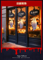 Halloween Party LED Glow, Ghost Home Indoor Outdoor Dekoration, Lieferungen 2024, Spukhaus Bar Hängende Horror Requisiten mit Lichtern