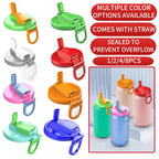 Multi-Color Beverage Can Opener Set with Protective Cover And Straw