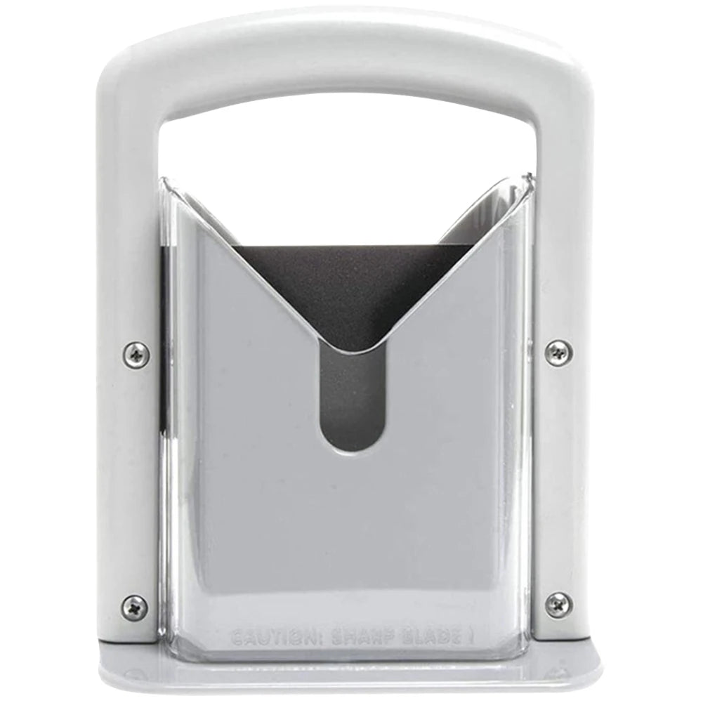 Bagel Guillotine Slicer mit Sicherheitsgriff Brotschneidemaschine Edelstahl Multifunktionale Backen Gebäck Utensilien