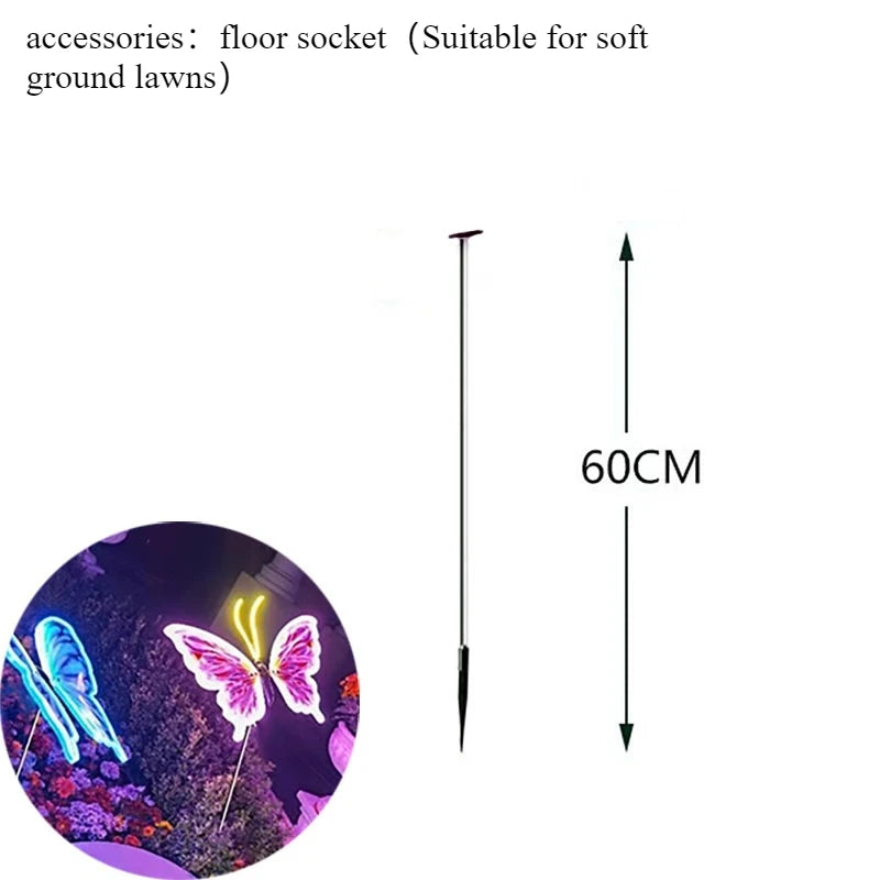 12V LED Outdoor Simulation Dynamische Statische Schmetterling Lichter Für Festival Home Decor Urlaub Party DIY Dekoration