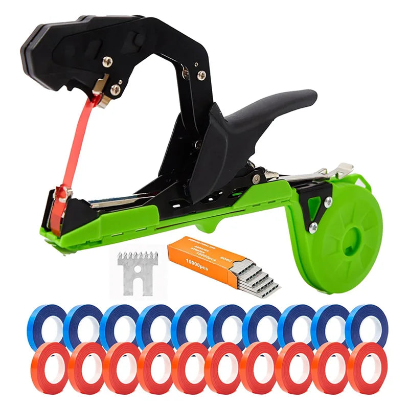 Leichte Pflanzenbindemaschine, Gartenpflanzenrebe, Tapetool für Gemüse, Trauben, Tomaten, Gurken, Pfeffer, Tapener, Bänder, Bindewerkzeug