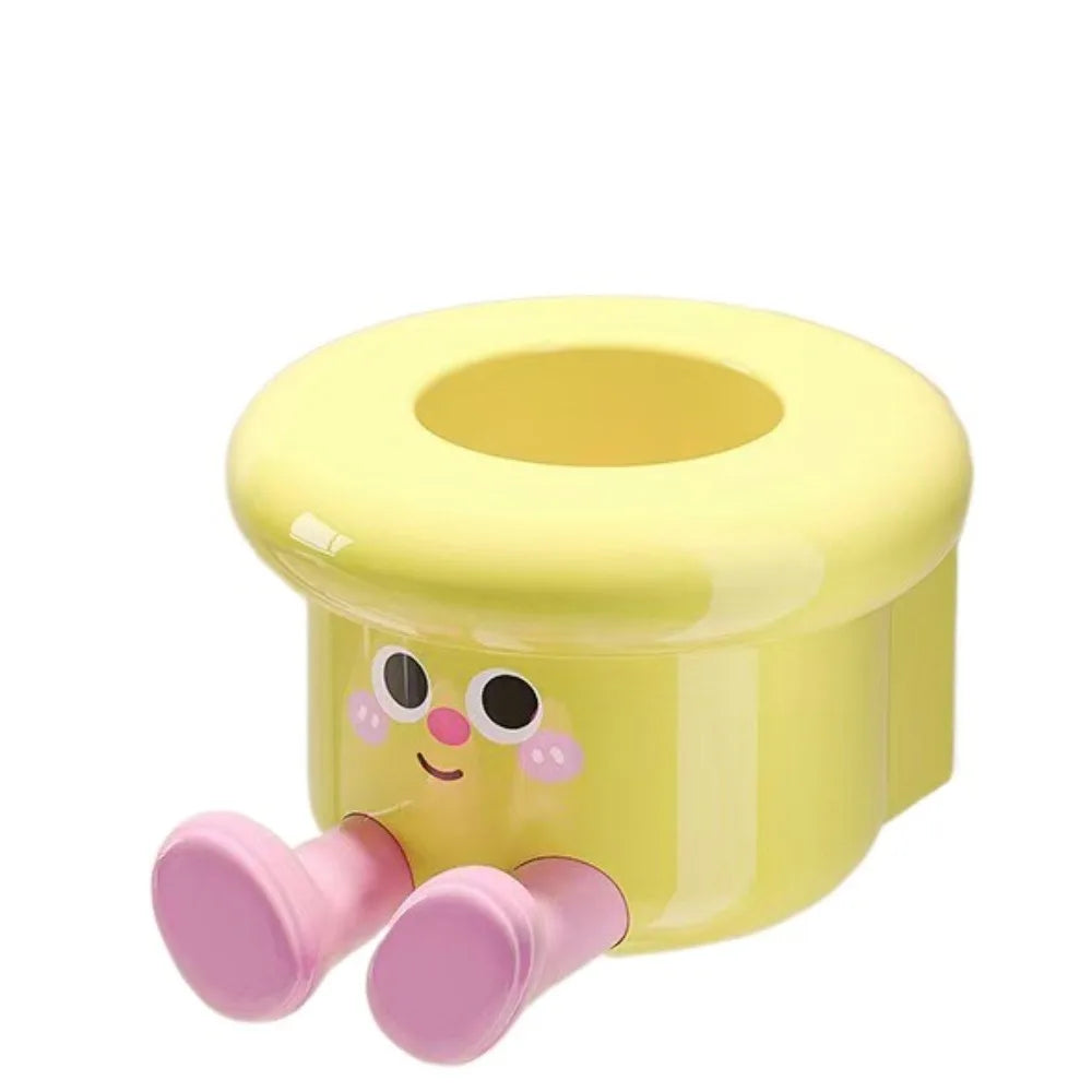 Magnetischer Zahnbürstenbecher mit Cartoon-Motiv zur Wandmontage – Aufbewahrungsständer für Zuhause, ohne Bohren, Zahnbürstenhalter für Badezimmer