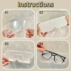 Brillen-Organizer Wandhalter – Selbstklebend, Ohne Bohren, 17,5×3,5×5,8cm | Sonnenbrille & Brille | Weiß, Grau & Transparent