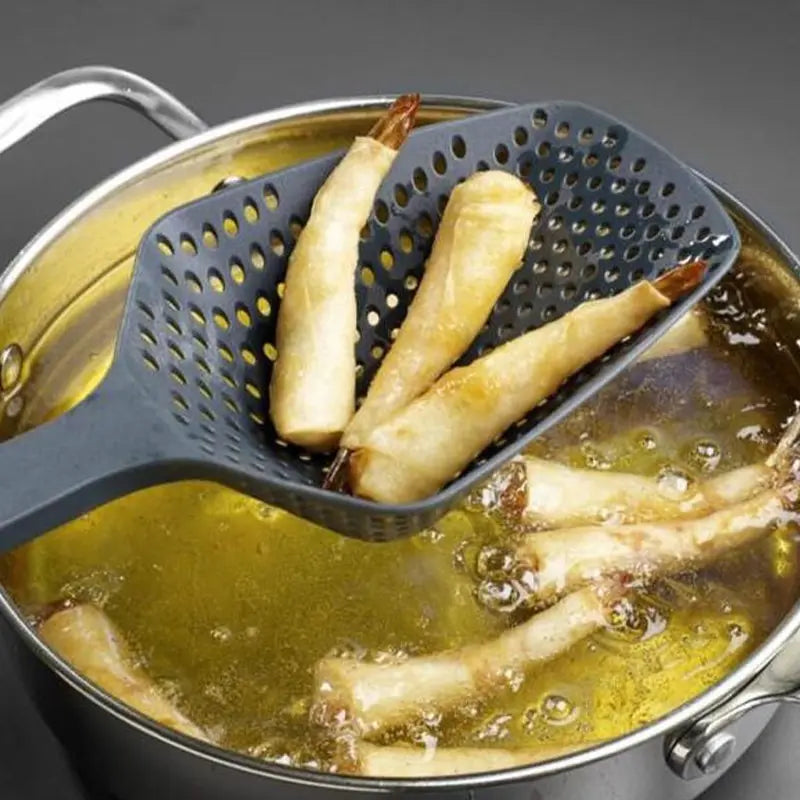 Sieb Löffel Große Trichter Gebratene Lebensmittel Sieb Gemüse Lebensmittel Wasser Filter Tragbare Home Küche Kochen Werkzeuge