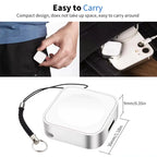 Tragbares kabelloses Uhrenladegerät, Typ C, 8-polig, Zwei Schnittstellen für Apple Watch S9 8 7 6 5 4 3 2 1 SE Ultra Series, Schnellladegerät