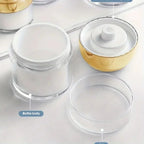 15/30/50ML Leere Airless Pumpe Jar Nachfüllbare Cremes Gele Lotionen Dispenser Creme Jar Vakuum Flasche Push-unten Pumpe Dispenser