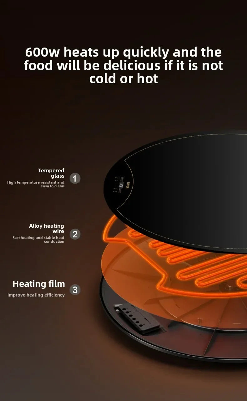 Temperatur Mahlzeit Gemüse Heizbrett Heißer Schneidebrett Isolierung Pad Heizplatte Konstante Artefakt Multifunktional