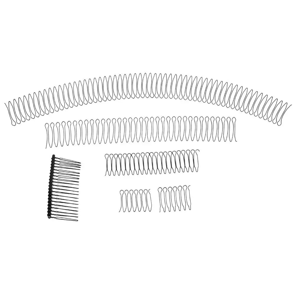 Haar-Finishing-Clip U-förmig – Ganztags-Halt, Unsichtbar, Biegsam | Legierung | 5 Stile & 2 Sets