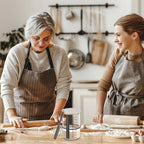 900 ml Sauerteig-Starterglas-Set, klares Glas, hitzebeständig, Sauerteig-Starterbehälter, Backen, Gärglas, Lebensmittelaufbewahrung