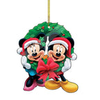 19 teile/satz Mickey Minnie Weihnachten Baum Hängen Ornament Nette Mickey Maus Auto Rucksack Dekoration DIY Party Wohnkultur Kind Geschenk