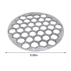 Aluminium-Knödelform, Ravioli-Maker, russischer Pelmeni-Maker, Knödelmaschine, Ravioli-Schneider, Küchen- und Kochutensilien, 37 Löcher