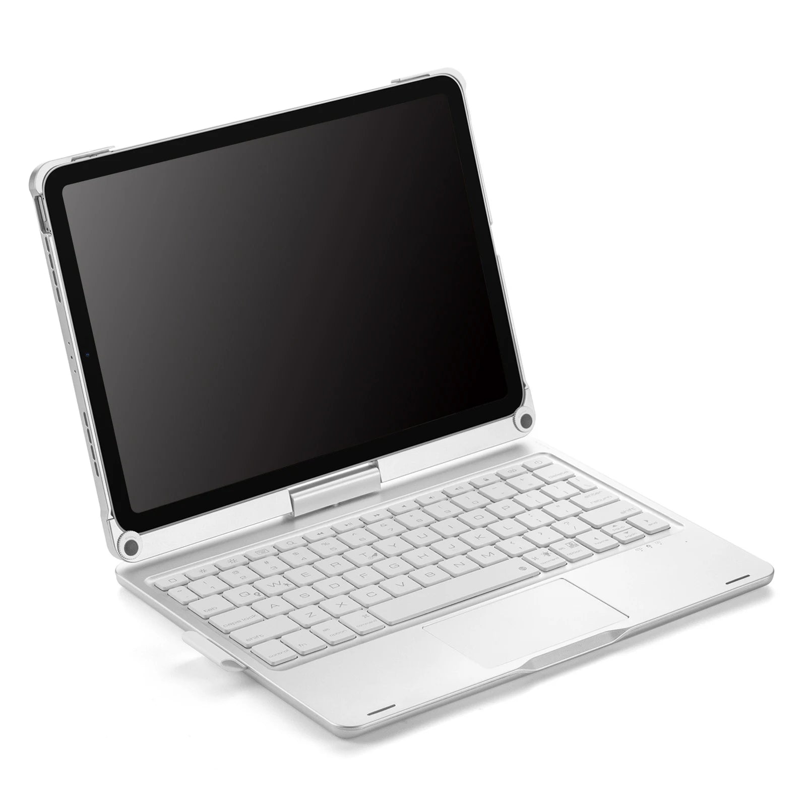 360 Grad drehbare BT-Tastatur für wiederaufladbare kabellose Tastatur und Maus mit 7-Farben-Hintergrundbeleuchtung für iPad 10,2/10,5 Zoll