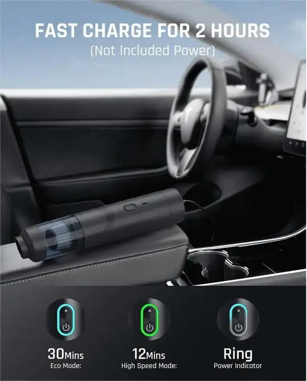 Fanttik Slim V8 Mate/V8 Apex tragbarer Akku-Autostaubsauger 12000Pa/30AW RobustClean Mini-Staubsauger mit flexiblem Schlauch und Haustierbürste