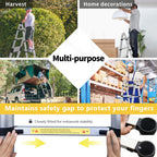 DayPlus Teleskopleiter, Klappleiter aus Edelstahl, tragbar, ausziehbar, Kapazität der Loft-Leiter, maximale Belastung 150 kg/330 lb, EN131