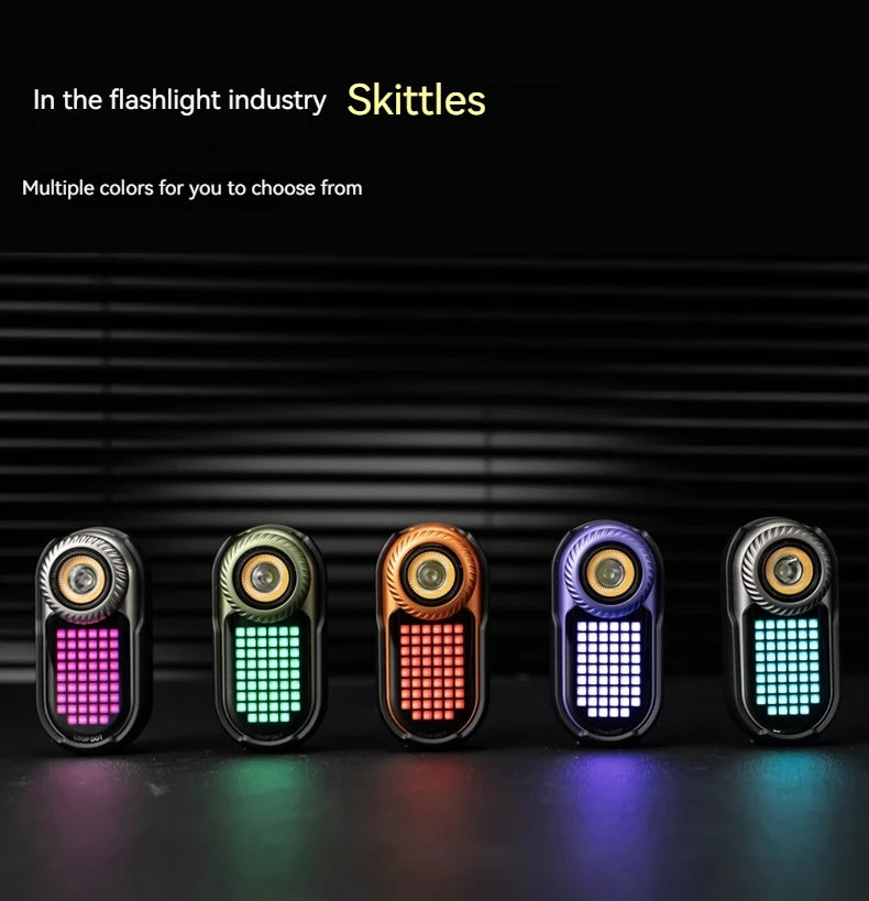 LOOPSK09-LOOPDOT LOOP Multifunktionale Mini-EDC-Taschenlampe, tragbare Handbeleuchtung, Taschenlampe für Outdoor-Sport, Camping, Höhlenforschung